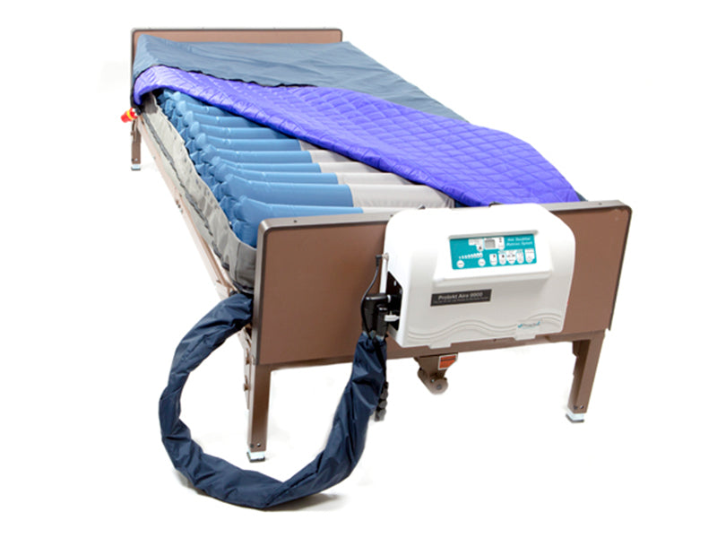 Patient resting on the Protekt Aire 9900 air mattress