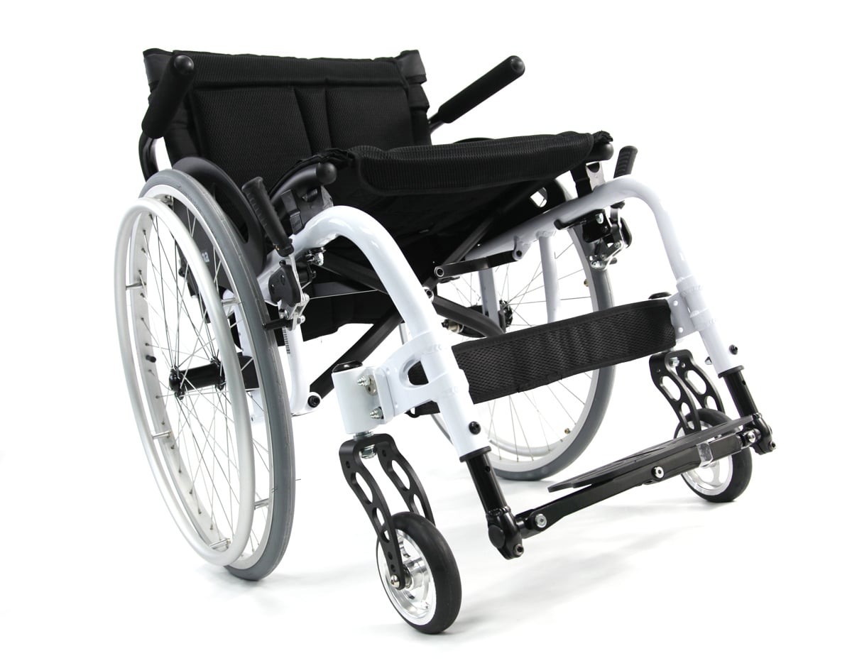 S-ergo ATX Active Wheelchair - Aspen White, lightweight ergonomic design