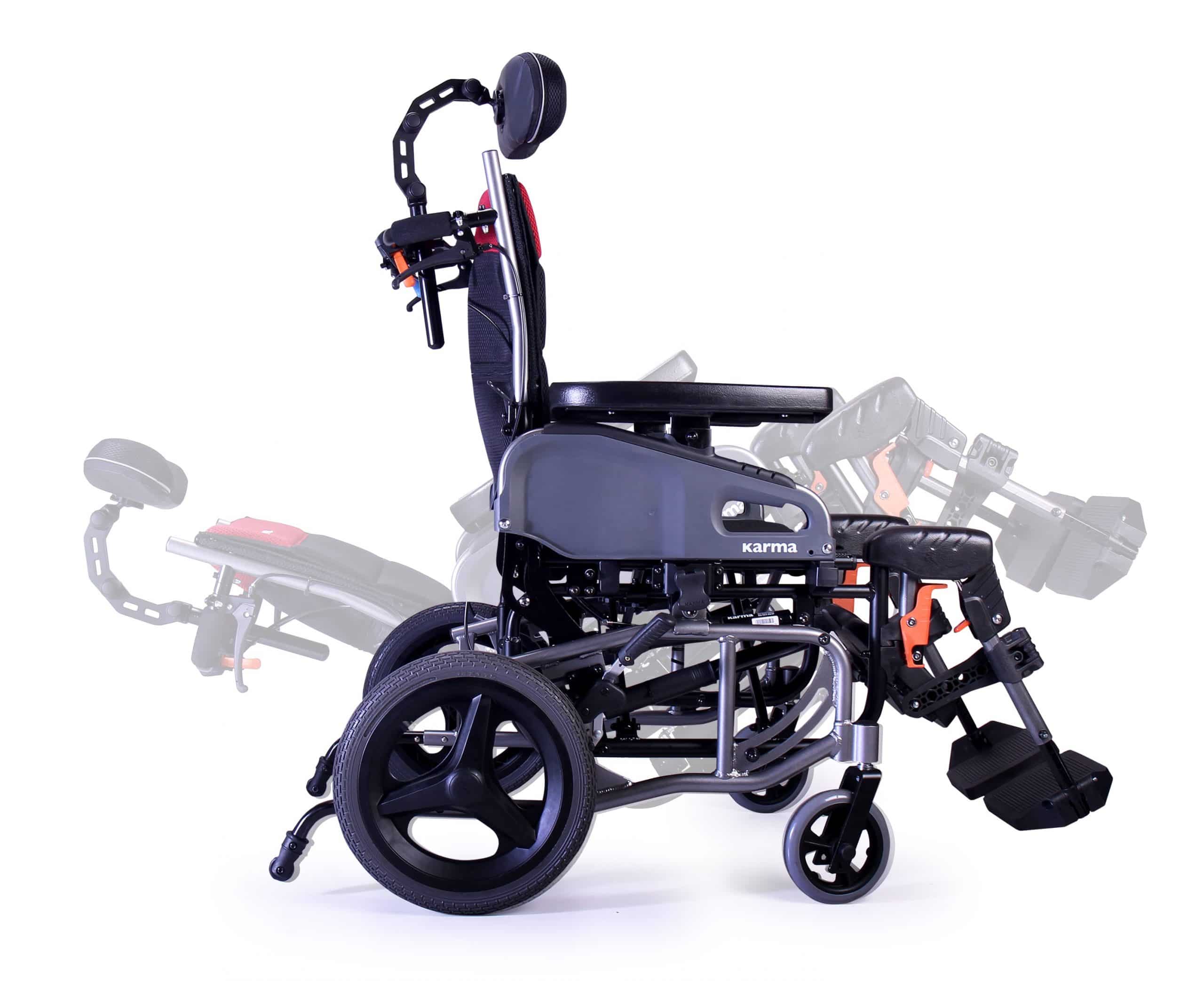 Karman VIP2 Reclining Wheelchair with 0-35 Degree Tilt and 30 Degree Recline