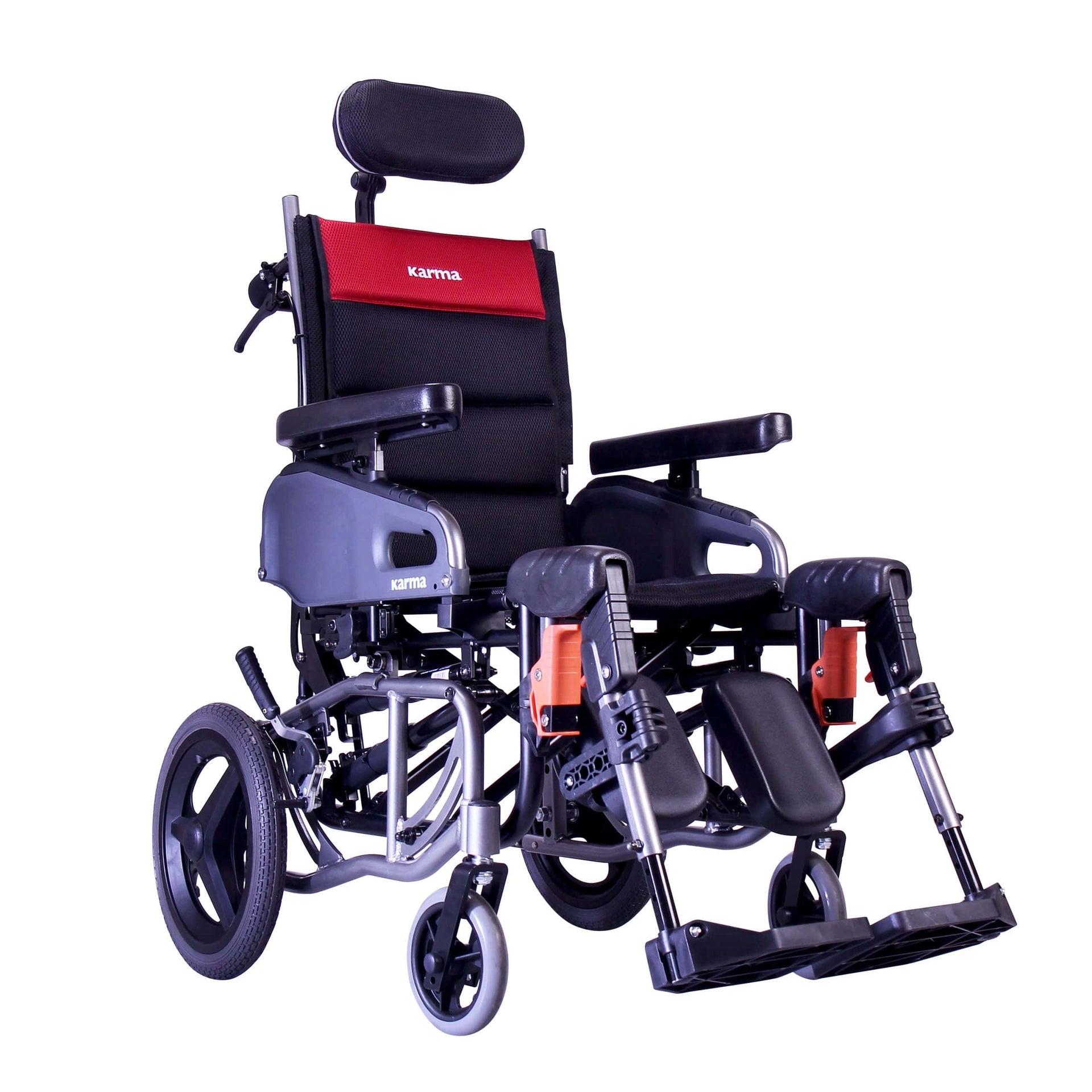 Karman VIP2 Tilt-in-Space Reclining Wheelchair with Adjustable Backrest