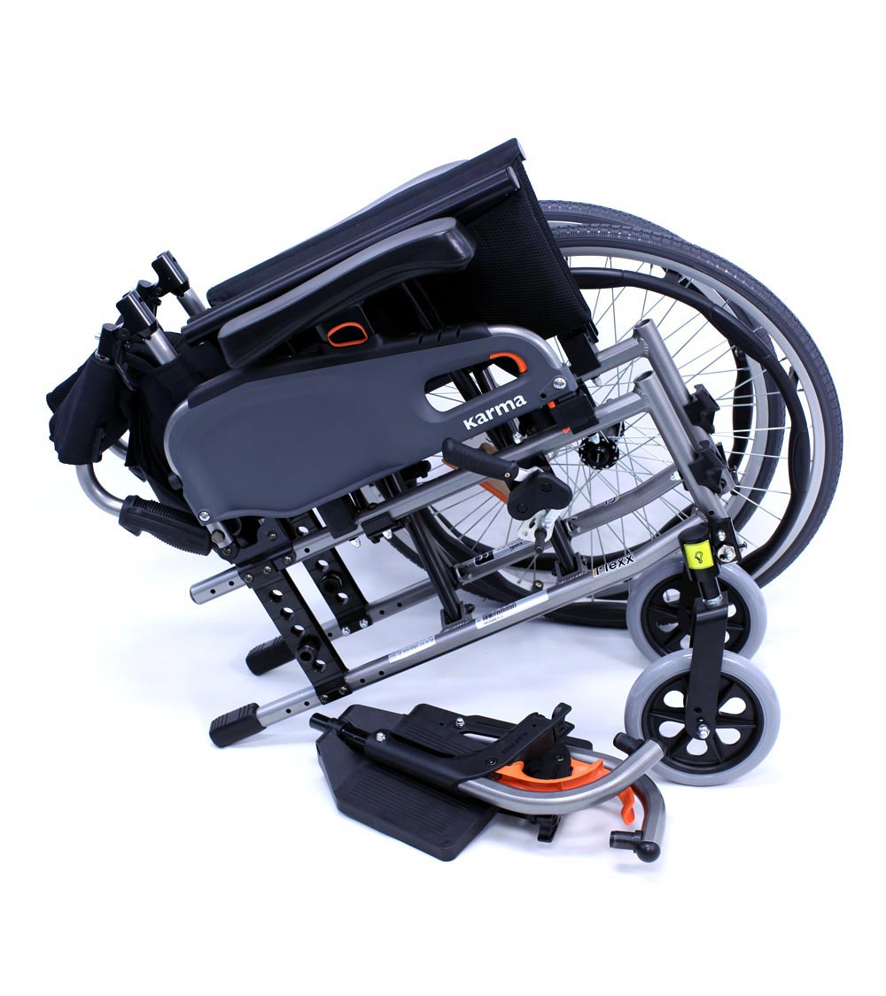 Flexx Wheelchair - ultra-light, adjustable seat, and backrest